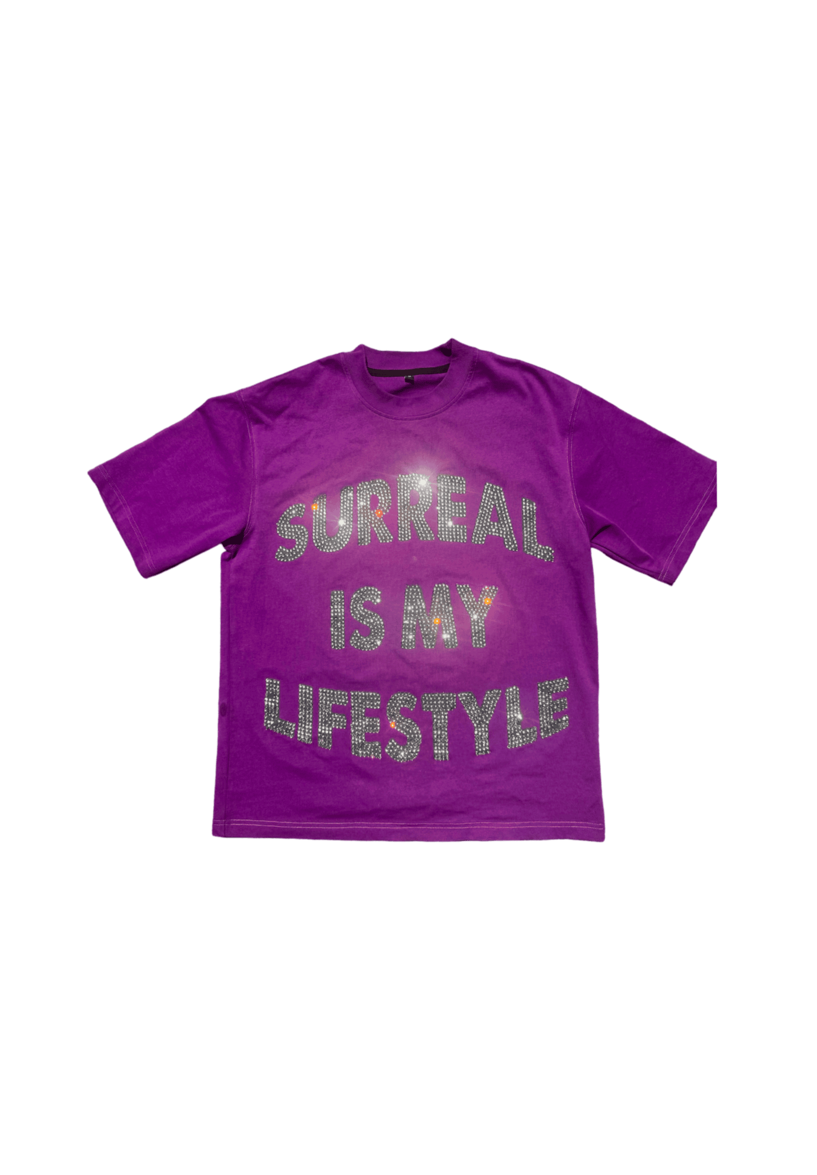 Purple SL Rhinestone Tee